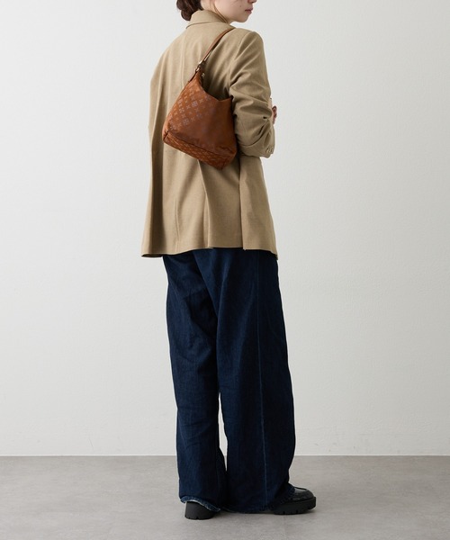 新品未使用 ラシット russet ショルダーバッグ コットンジャガード russet（ラシット） ナイロンジャガード2WAYショルダーバッグ