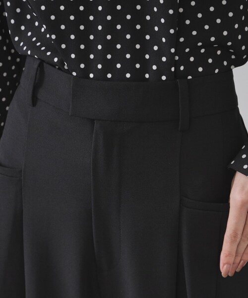 OPAQUE.CLIP（オペークドットクリップ）の「タックデザインワイドパンツ【洗濯機OK】（その他パンツ・レディース・ブラック/ブラウン系その他・36/38/40）」の14枚目の写真