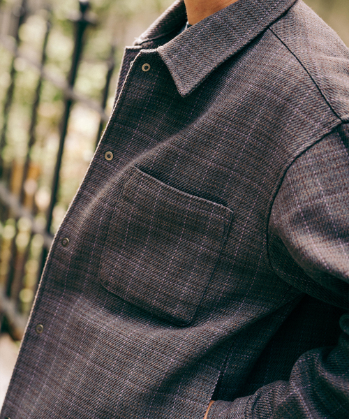 EDIFICE（エディフィス）の「コットン ツイード リングドット シャツ（シャツ/ブラウス・メンズ・ブラック/グレー・SMALL/LARGE/MEDIUM）」の20枚目の写真