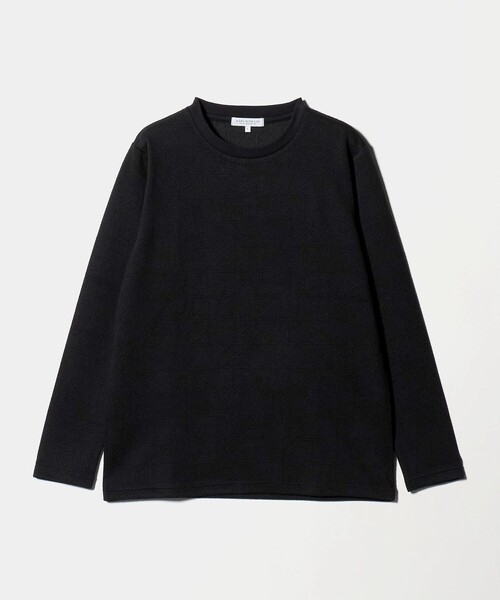 A DAY IN THE LIFE UNITED ARROWS(アデイインザライフユナイテッドアローズ)の「バウンシー タイル ジャガードカットソー<A DAY IN THE LIFE>(Tシャツ/カットソー・メンズ・ホワイト/ライトグレー/ブラック・L/S/M)」の3枚目の写真
