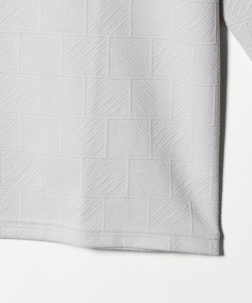 A DAY IN THE LIFE UNITED ARROWS(アデイインザライフユナイテッドアローズ)の「バウンシー タイル ジャガードカットソー<A DAY IN THE LIFE>(Tシャツ/カットソー・メンズ・ホワイト/ライトグレー/ブラック・L/S/M)」の13枚目の写真