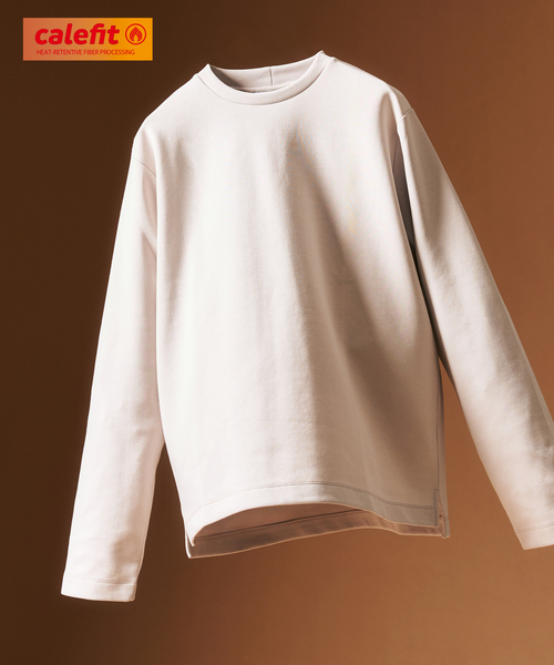 417 EDIFICE(フォーワンセブンエディフィス)の「WEB限定 ”蓄熱”【Calefit】ヒートシフトユーティリティL/S Tee(Tシャツ/カットソー・メンズ・ホワイト/グレー/ブラック・XX-LARGE/X-LARGE/LARGE/MEDIUM/SMALL)」の5枚目の写真