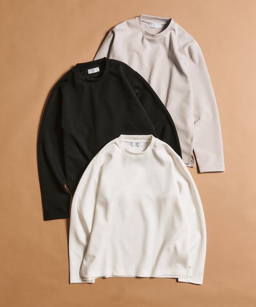 417 EDIFICE(フォーワンセブンエディフィス)の「WEB限定 ”蓄熱”【Calefit】ヒートシフトユーティリティL/S Tee(Tシャツ/カットソー・メンズ・ホワイト/グレー/ブラック・XX-LARGE/X-LARGE/LARGE/MEDIUM/SMALL)」の7枚目の写真