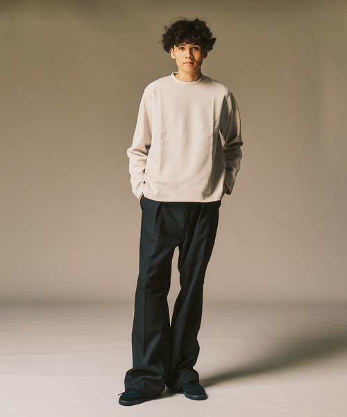 417 EDIFICE(フォーワンセブンエディフィス)の「WEB限定 ”蓄熱”【Calefit】ヒートシフトユーティリティL/S Tee(Tシャツ/カットソー・メンズ・ホワイト/グレー/ブラック・XX-LARGE/X-LARGE/LARGE/MEDIUM/SMALL)」の6枚目の写真