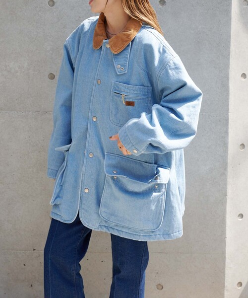 美品 markawear ミラレーン ハンティングジャケット カバーオール 美品