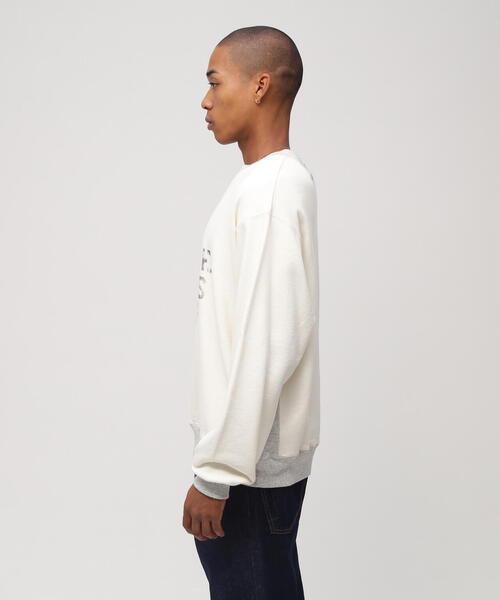 AVIREX（アヴィレックス）の「VINTAGE CREWNECK SWAET / ヴィンテージ クルーネック スウェット / AVIREX / アヴィレックス（スウェット・メンズ・ホワイト系2/チャコールグレー/グレー・L/M/2XL/XL）」の19枚目の写真