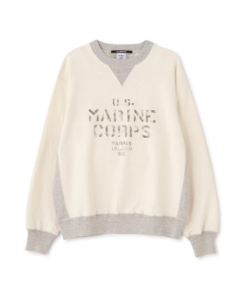 AVIREX（アヴィレックス）の「VINTAGE CREWNECK SWAET / ヴィンテージ クルーネック スウェット / AVIREX / アヴィレックス（スウェット・メンズ・ホワイト系2/チャコールグレー/グレー・L/M/2XL/XL）」の13枚目の写真