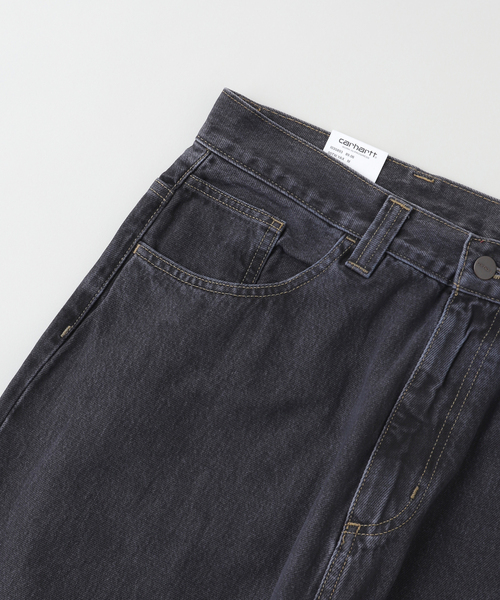 Carhartt WIP（カーハートダブリューアイピー）の「CARHARTT WIP / カーハート ダブリューアイピー BRANDON PANT stone washed（デニムパンツ・メンズ・ブラック・34/32/30）」の3枚目の写真