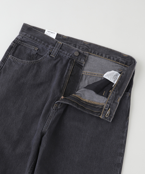 Carhartt WIP（カーハートダブリューアイピー）の「CARHARTT WIP / カーハート ダブリューアイピー BRANDON PANT stone washed（デニムパンツ・メンズ・ブラック・34/32/30）」の6枚目の写真