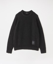 【UNISEX】ブークレカラーニットプルオーバー