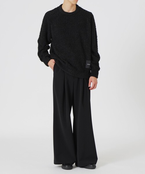 LOVELESS（ラブレス）の「【UNISEX】ブークレカラーニットプルオーバー（ニット/セーター・メンズ・オフホワイト/グリーン系その他3/ピンク系その他2/ブルー系その他2/ブラック・L/S/M）」の21枚目の写真