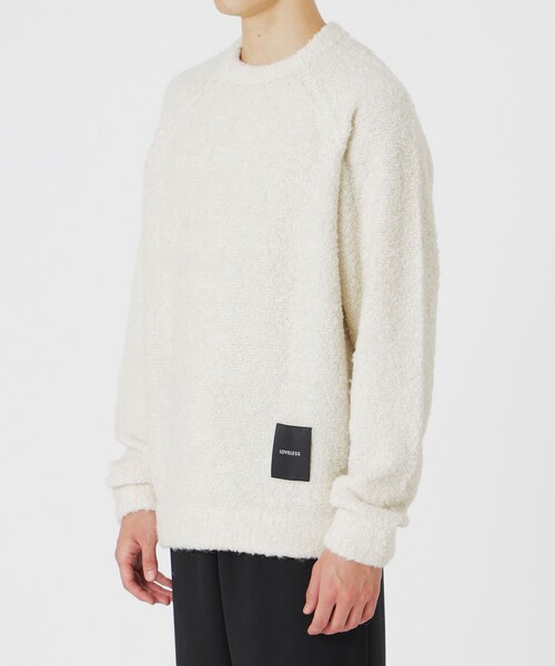 LOVELESS（ラブレス）の「【UNISEX】ブークレカラーニットプルオーバー（ニット/セーター・メンズ・オフホワイト/グリーン系その他3/ピンク系その他2/ブルー系その他2/ブラック・L/S/M）」の16枚目の写真