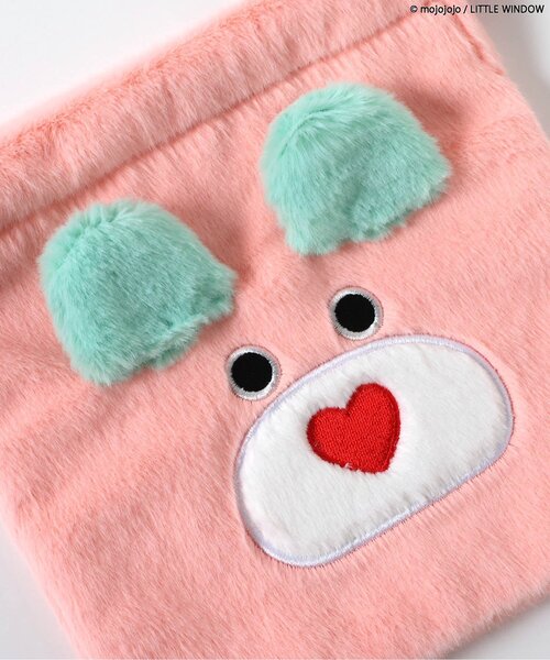 BREEZE（ブリーズ）の「mojojojoモチーフ巾着S（ポーチ・キッズ・ブラック/イエロー/ベージュ/ピンク・FREE）」の17枚目の写真