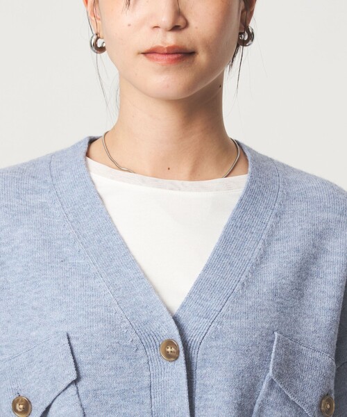 セール】【WEB限定】＜at ease＞ダブルポケット ニット カーディガン