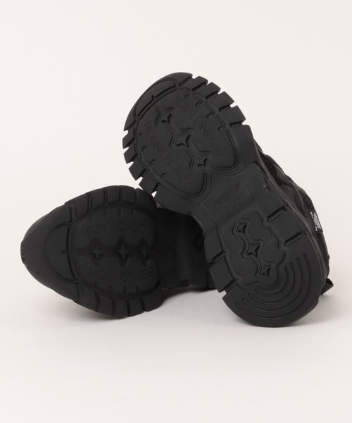 BOY LONDON(ボーイロンドン)の「【BOY LONDON】BOY PLATFORM SNEAKERS BLACK(スニーカー・メンズ・ブラック・39/38/37/35)」の9枚目の写真