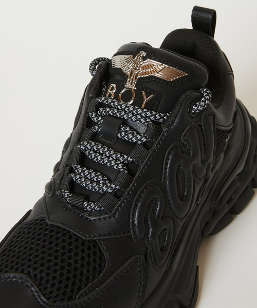 BOY LONDON(ボーイロンドン)の「【BOY LONDON】BOY PLATFORM SNEAKERS BLACK(スニーカー・メンズ・ブラック・39/38/37/35)」の7枚目の写真