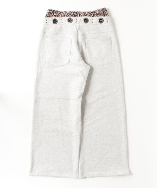 younger song（ヤンガーソング）の「Layered leopard wide sweat pants（スウェットパンツ・メンズ・その他/ブラウン系/グレー系1・SMALL/LARGE/MEDIUM）」の4枚目の写真