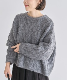 Green　Parks | ふわふわケーブルニットプルオーバー(ニット/セーター)