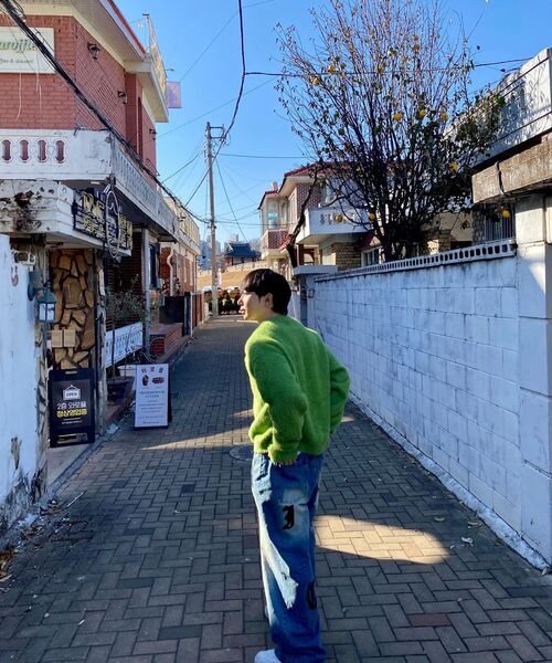 DIMITRI BLACK(ディミトリブラック)の「エッセンシャルヘアリーラウンドニット_ライトグリーン(ニット/セーター・レディース・その他・LARGE/X-LARGE/SMALL/MEDIUM)」の13枚目の写真