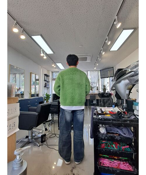 DIMITRI BLACK(ディミトリブラック)の「エッセンシャルヘアリーラウンドニット_ライトグリーン(ニット/セーター・レディース・その他・LARGE/X-LARGE/SMALL/MEDIUM)」の6枚目の写真