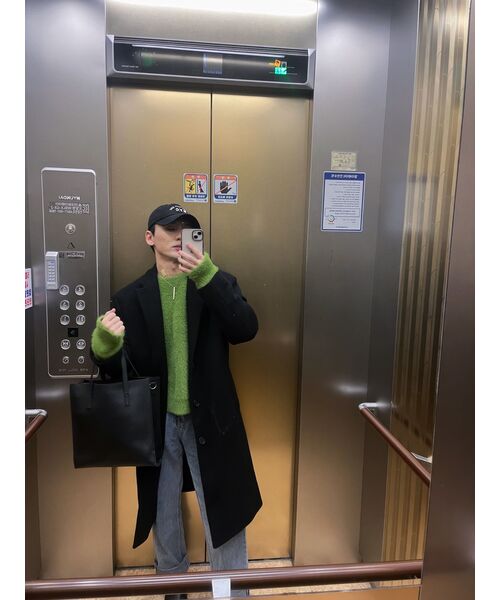 DIMITRI BLACK(ディミトリブラック)の「エッセンシャルヘアリーラウンドニット_ライトグリーン(ニット/セーター・レディース・その他・LARGE/X-LARGE/SMALL/MEDIUM)」の8枚目の写真
