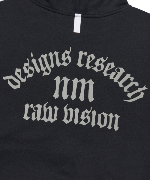 NOMANUAL（NOMANUAL）の「R.V ARCH LOGO HOODED ZIP-UP - BLACK（パーカー・レディース・その他・MEDIUM/LARGE/X-LARGE/SMALL）」の5枚目の写真