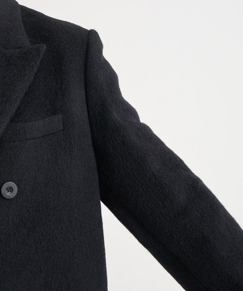IRENISA(イレニサ)の「【irenisa/イレニサ】別注DOUBLE-BREASTED CHESTER COAT(チェスターコート・メンズ・ブラック・2/3)」の7枚目の写真
