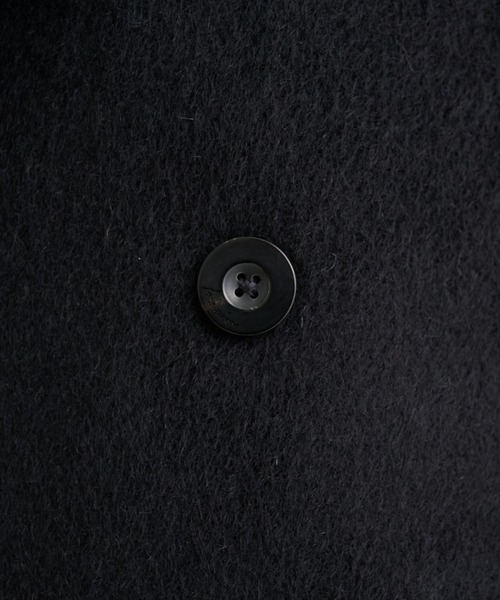 IRENISA(イレニサ)の「【irenisa/イレニサ】別注DOUBLE-BREASTED CHESTER COAT(チェスターコート・メンズ・ブラック・2/3)」の10枚目の写真
