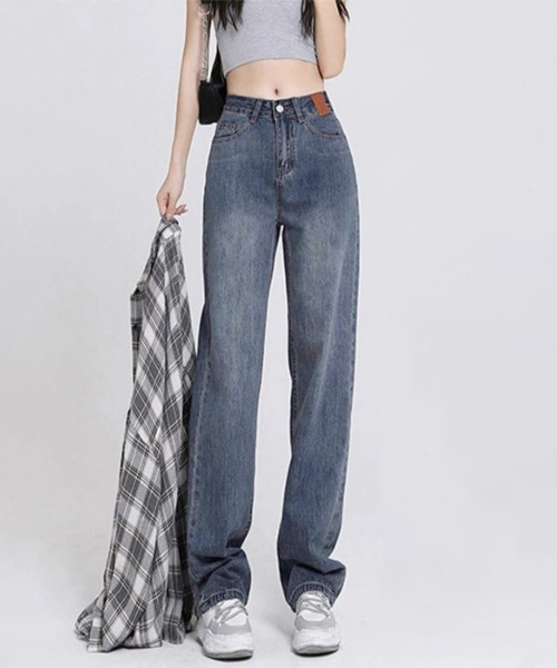Miniministore(ミニミニストア)の「裏起毛デニムパンツ 暖かいジーンズ 厚手(デニムパンツ・レディース・インディゴブルー/ブラック・XL/L/M/S)」の4枚目の写真