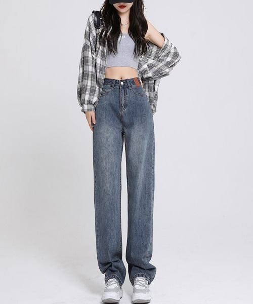 Miniministore(ミニミニストア)の「裏起毛デニムパンツ 暖かいジーンズ 厚手(デニムパンツ・レディース・インディゴブルー/ブラック・XL/L/M/S)」の5枚目の写真