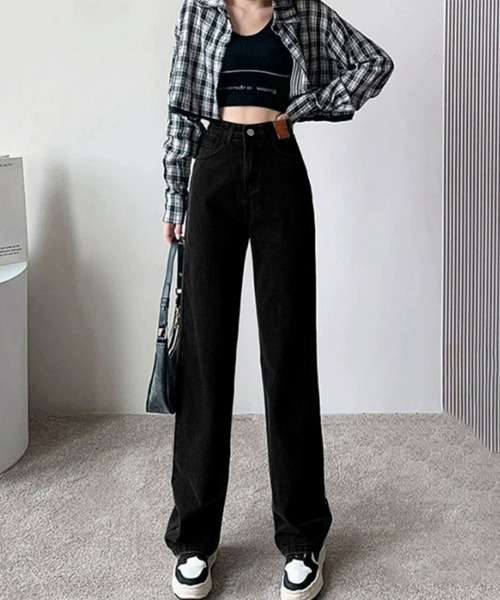 Miniministore(ミニミニストア)の「裏起毛デニムパンツ 暖かいジーンズ 厚手(デニムパンツ・レディース・インディゴブルー/ブラック・XL/L/M/S)」の9枚目の写真