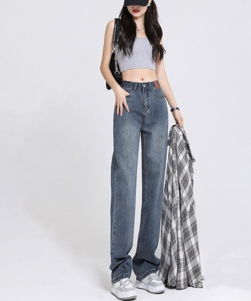 Miniministore(ミニミニストア)の「裏起毛デニムパンツ 暖かいジーンズ 厚手(デニムパンツ・レディース・インディゴブルー/ブラック・XL/L/M/S)」の15枚目の写真