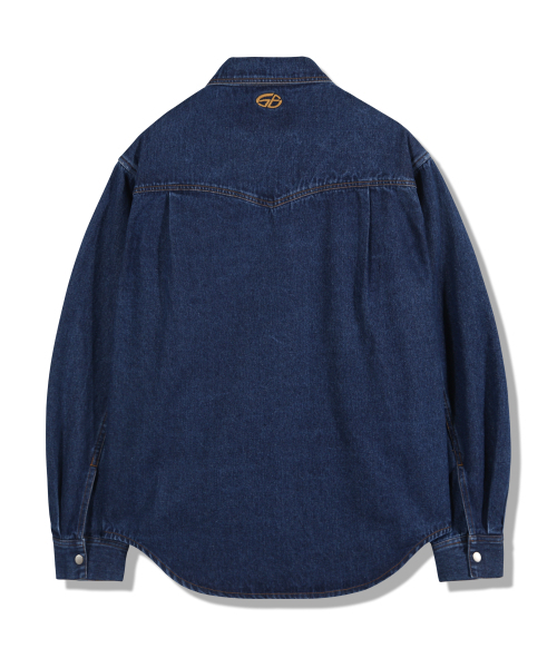 GUBIN（グビン）の「ダブルポケットポイントデニムシャツ（シャツ/ブラウス・レディース・その他・MEDIUM/LARGE）」の3枚目の写真