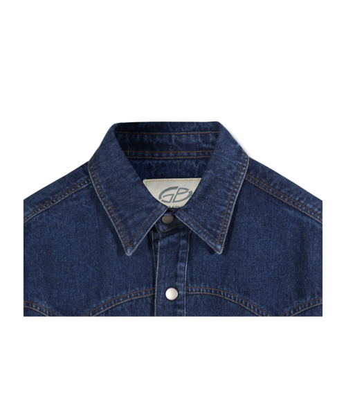 GUBIN（グビン）の「ダブルポケットポイントデニムシャツ（シャツ/ブラウス・レディース・その他・MEDIUM/LARGE）」の4枚目の写真