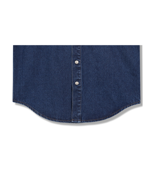 GUBIN（グビン）の「ダブルポケットポイントデニムシャツ（シャツ/ブラウス・レディース・その他・MEDIUM/LARGE）」の5枚目の写真