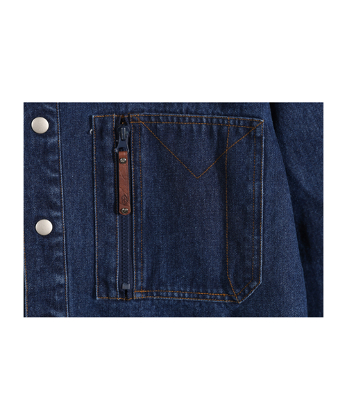 GUBIN（グビン）の「ダブルポケットポイントデニムシャツ（シャツ/ブラウス・レディース・その他・MEDIUM/LARGE）」の7枚目の写真
