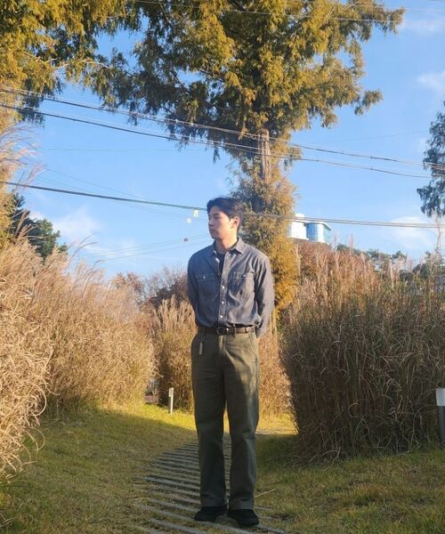 MUSINSA STANDARD（ムシンサスタンダード）の「シャンブレー ワークシャツ [ブルー]（シャツ/ブラウス・メンズ・その他・SMALL/MEDIUM/LARGE/X-LARGE/XX-LARGE/3XL）」の10枚目の写真
