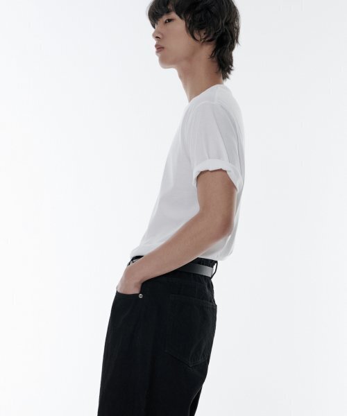 MUSINSA STANDARD（ムシンサスタンダード）の「スーピマベーシッククルーネックTシャツ[ホワイト]（Tシャツ/カットソー・メンズ・その他・XX-LARGE/XXX-LARGE/SMALL/MEDIUM/LARGE/X-LARGE）」の3枚目の写真