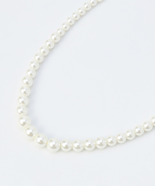 FREAK'S STORE(フリークスストア)の「パールリボンネックレス(ネックレス・レディース・ブラック・ONE SIZE)」の9枚目の写真