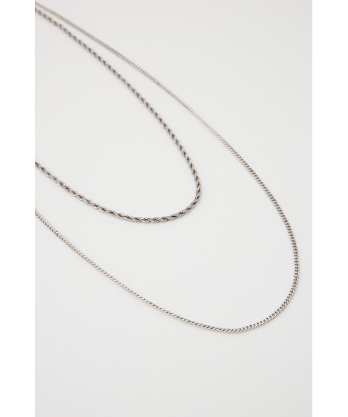 LAGUA GEM（ラグアジェム）の「LONG CHAIN SET ネックレス（ネックレス・レディース・シルバー・FREE）」の3枚目の写真