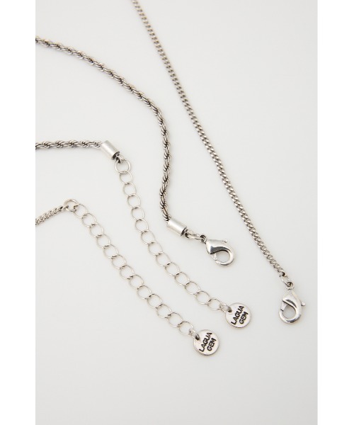 LAGUA GEM（ラグアジェム）の「LONG CHAIN SET ネックレス（ネックレス・レディース・シルバー・FREE）」の6枚目の写真