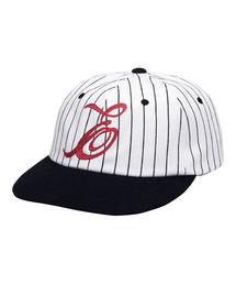 ERSCO（イーアルエスコ）の「ストライプウェーブロゴキャップ_ブラック（キャップ）」