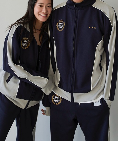 ATHLETA（アスレタ）の「［ athleta ］トラックジャケット（ジャージ・レディース・ブラック/ネイビー・M/L）」の14枚目の写真