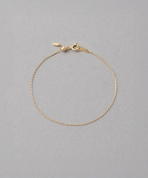 K18YGブレスレット K18YG ミラーカットチェーン ブレスレット（ブレスレット）｜ete（エテ