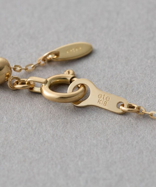 K18YG ミラーカットチェーン ブレスレット（ブレスレット）｜ete（エテ