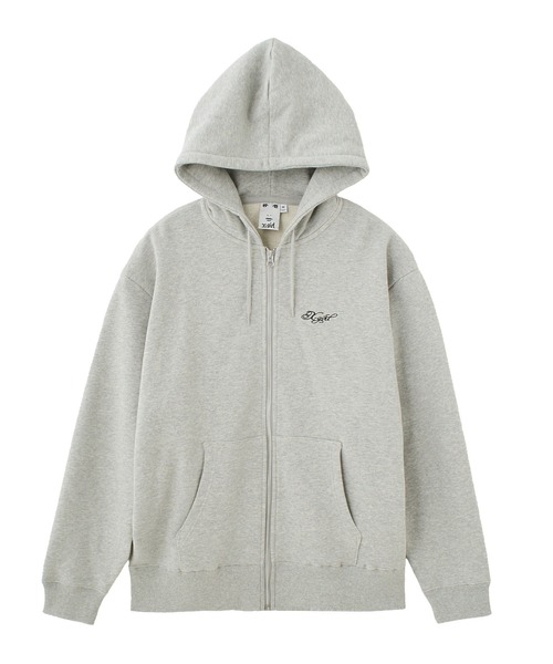 X-girl(エックスガール)の「RHINESTONE LOGO AND FACE ZIP UP SWEAT HOODIE(パーカー・レディース・ブラック/オリーブ/アッシュ・S/M)」の18枚目の写真