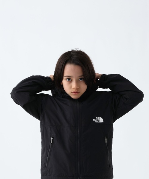THE NORTH FACE(ザノースフェイス)の「【THE NORTH FACE(ザ・ノース・フェイス)】コンパクトノマドジャケット(KIDS)(ブルゾン・キッズ・カーキ/ピンク/ブラック・130cm/140cm/150cm/160cm)」の1枚目の写真