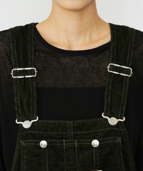 Lee(リー)の「【秋冬】テーパードオーバーオール/サロペット コーデュロイ・ヒッコリー DUNGAREES(サロペット/オーバーオール・レディース・オリーブ/キャメル・MEDIUM/SMALL/X-SMALL)」の17枚目の写真