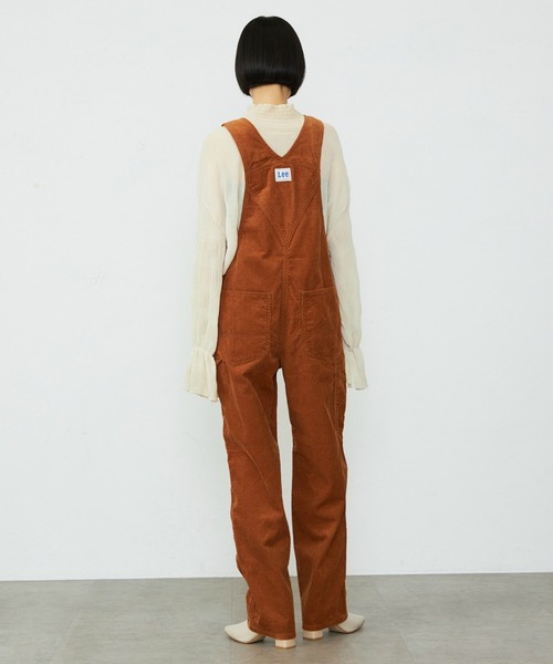 Lee(リー)の「【秋冬】テーパードオーバーオール/サロペット コーデュロイ・ヒッコリー DUNGAREES(サロペット/オーバーオール・レディース・オリーブ/キャメル・MEDIUM/SMALL/X-SMALL)」の6枚目の写真