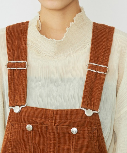 秋冬】テーパードオーバーオール/サロペット コーデュロイ・ヒッコリー